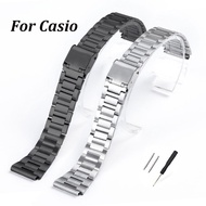 Ultra-thin 304 Stainless Steel Watch Strap 18mm Electronic Watch Band for Casio F105 F108 A158W A168