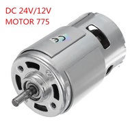 775 Motor (12-24V Double Ball Bearing) High Speed High Torque DC Motor diy Table Saw Motor