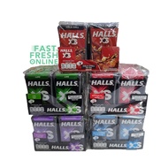 12x13.8G HALLS XS OUTER / WATERMELON / MENTHOLYPTUS / LIME / BLUEBERRY