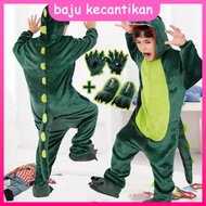 Green Dinosaur Gotchi Set kid's Goth Costume Baby Dinosaur Costume Scottish Outfit Mascot Costume Ch