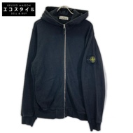 Stone Island K1S156100021 黑色拉鍊連帽衫 XL [二手]