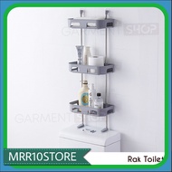 3-Tier Toilet Rack, Toilet Tissue, Soap, Multipurpose Kitchen Spice Holder