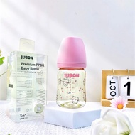 Bình sữa cho bé sơ sinh Jubon nhựa PPSU an toàn cho bé họa tiết mới xinh xắn Tặng 1 núm ti