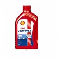 SHELL ADVANCE 4T AX3 SAE40 MINERAL MOTOR OIL 1L