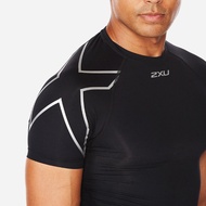 2XU Core Compression Men's Muscle Compression Shirt - Black - men's sports Compression shirt