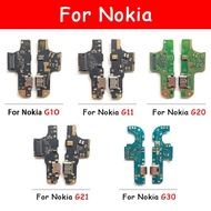 USB Charger Charging Port Flex Cable Connector Microphone Board For Nokia G50 G21 G20 G11 C30 C20 C1