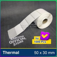 New Thermal Sticker Label 50X30Mm 1 Line - Size 50 X 30 Contents 1 Slop