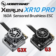 HOBBYWING XeRun XR10 Pro G3 G3X 160A Brushless Sensored ESC for 1/10 RC Model Touring Car Buggy Drif