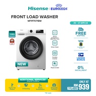 [NEW] Hisense 5 STAR Front Load Washing Machine 洗衣机 - White (7.0kg) WF1P7071BW