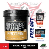 HYDRO WHEY PROTEIN 3KG TUB BS NUTRITION
