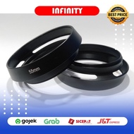 HITAM Universal Metal Hood Lens 55mm 55 mm Black