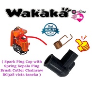 Spark Plug Cap with Spring Kepala Plug Brush Cutter Chainsaw BG328 T328 TL33 TL43  VICTA TANEKA