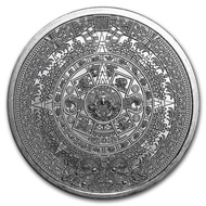 Aztec Calendar 1 oz .999 Silver Round 1oz