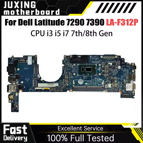 For DELL Original LA-F312P Mainboard 0PXMYG 084GNT Laptop Motherboard 0M44N6 Latitude 7290 7390 i3 i
