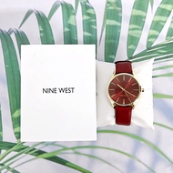นาฬิกาข้อมือผู้หญิง Womens Strap Watch Burgundy/Gold NW/1994GPBY (Nine West®)