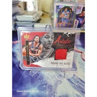 PANINI NBA CARD 17-18 COURT KINGS CJ McCOLLUM MATERIAL 076/299 NUMBERIC