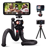 Phone Flexible Tripod Actioncam Lightweight Vlogging Bendable Travel Octopus Gorilla Portable Mini T