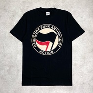 Grimloc Records - Antifa | Thick 24s combed Black t-shirt