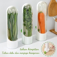 Vegetable Spice Storage Container, Celery, Basil, Herb Keeper,/ Vanilla Storage Container, Kitchen F