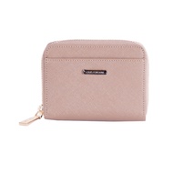 Louis Fontaine กระเป๋าสตางค์ใบสั้น รุ่น SMILY - สีน้ำตาล