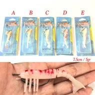 Umpan Seahawk Live Shrimp 7.5cm / Umpan Udang Luminous Eyes