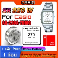 Casio AQ-230A-7DMQ Renata sr920W 370 Swiss Made Watch Battery 100% Authentic Fast Delivery Rocket (P