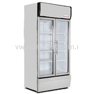 2 DOOR DISPLAY CHILLER WITH LED LIGHT TC-2D-DC680