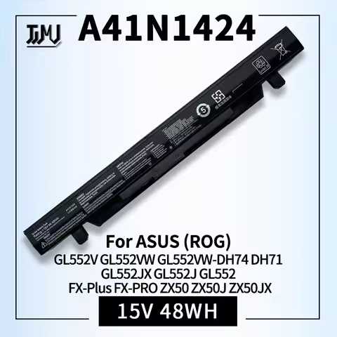 A41N1424 Laptop Battery for ASUS ROG FX-Plus/PRO ZX50 ZX50J ZX50JX ZX50V ZX50VW GL552 GL552J GL552JW