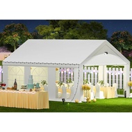 Party Tent 10x20FT Heavy Duty Canopy Tent with Removable Sidewalls Outdoor Waterproof Patio Camping 