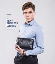 Bison Denim-Tas Selempang Crossbody Kulit Sapi Bison Denim (N8016-1B)