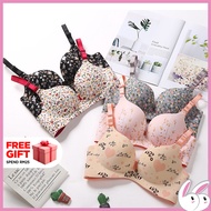 Alicia's Secret Wireless Seamless Plunge Push Up Bra | Bra Seamless Tanpa Dawai V-Shape Push-up Ring