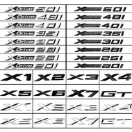 ABS 3d Letters For Car Trunk BMW X1 X2 X3 X4 X5 X6 Xdrive 20i 25i 28i 30i 35i 40i 45i 48i 50i Emblem