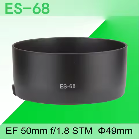 ES68 Camera Lens Hood Sun Shade Cover For Canon EOS 700D 800D 77D 80D 90D Mount EF 50mm f/1.8 STM 49