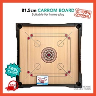 81.5cm Carrom Board FREE RCL Carrom Men • CRB1200 Murah Papan Karom Biji Carrom Coins