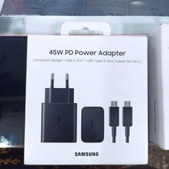 TA Charger Samsung 45 Watt Plus Kabel C to C Original