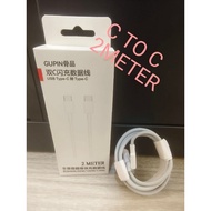 Type-C To Type-C Cable 2Meter Support 40W/66W/100W/120W Laptop