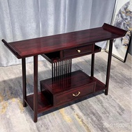 New Chinese Style Console Zen Hallway Altar Modern Minimalist Living Room a Long Narrow Table National Standard Rosewood
