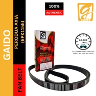 6PK1155 Gaido Fan Belt PERODUA AXIA Air Cond Alternator Power Steering Tensioner Belt Tali Kipas Ker