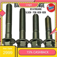 MESIN WHOLESALE BOLT 19 M14x65mm m14x70mm m14x85mm m14x90mm arm bolt shock bolt blekr bolt mounting 