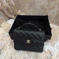 Chanel 25c 風琴包 雙肩背帶 小書包 荔枝牛皮