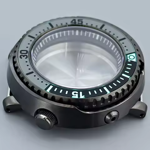 43mm Tuna Canned C3Bezel Watch Case For Seiko NH34 NH35 NH36 NH38 Movement 20ATM Waterproof Men Divi