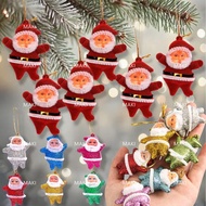 6pcs Santa Claus Christmas Decorations Red Big Santa Claus Decoration,Christmas Tree Ornaments