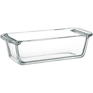 iwaki BC211 Heat Resistant Glass Cake Mold Pound Cake Mold Square Shape 18 x 8cm (Direct from Japan)