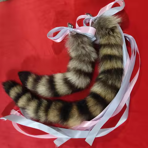 Alien Cat Forest Cat Tail Dog Tail Butt Plug Water Raccoon Tail Plug Detachable Butt Plug