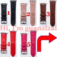 Printed big-brand leather strap fashionable and elegant strap for apple watch 7, 6, 5, 5, 3, 2, 1, 3