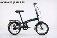 SEPEDA LIPAT AXXIL 20" SINGLE SPEED FOLDING