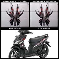 STICKER STRIPING LIS LES POLET PLAT PLISIR BODY MOTORCYCLE HONDA VARIO 110 CW 2009 2010 CARBON FULL 