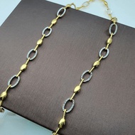 22k / 916 Gold Necklace Bracelet and Ring parure / suite set
