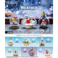 [PREORDER] [RE-MENT] Re-ment PEANUTS SNOOPY WEATHER TERRARIUM Miniature Toy Kit Figurine Cute Display Figure Set