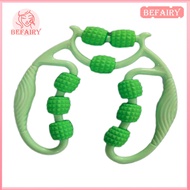 Befairy 9 Wheels Muscle Roller Manual Muscle Massage Tool Massage Roller for Tennis Elbow Arms Thigh